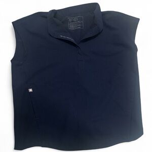 Figs Rafaela Navy scrub top